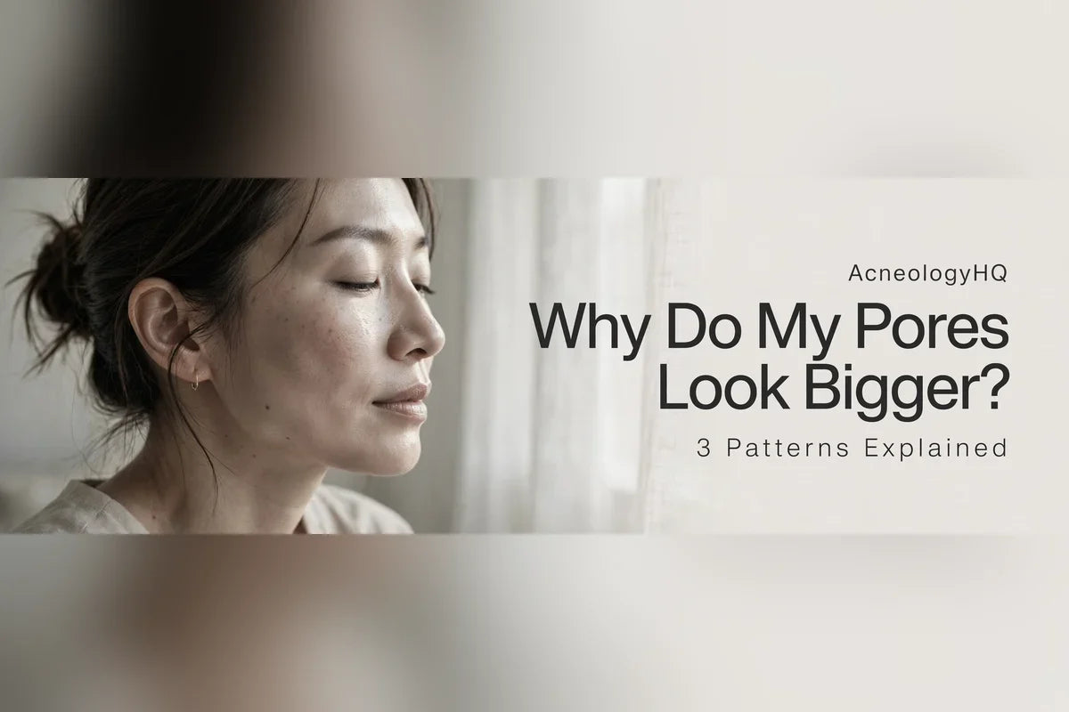 Why Do My Pores Look Bigger? 3 Patterns Explained