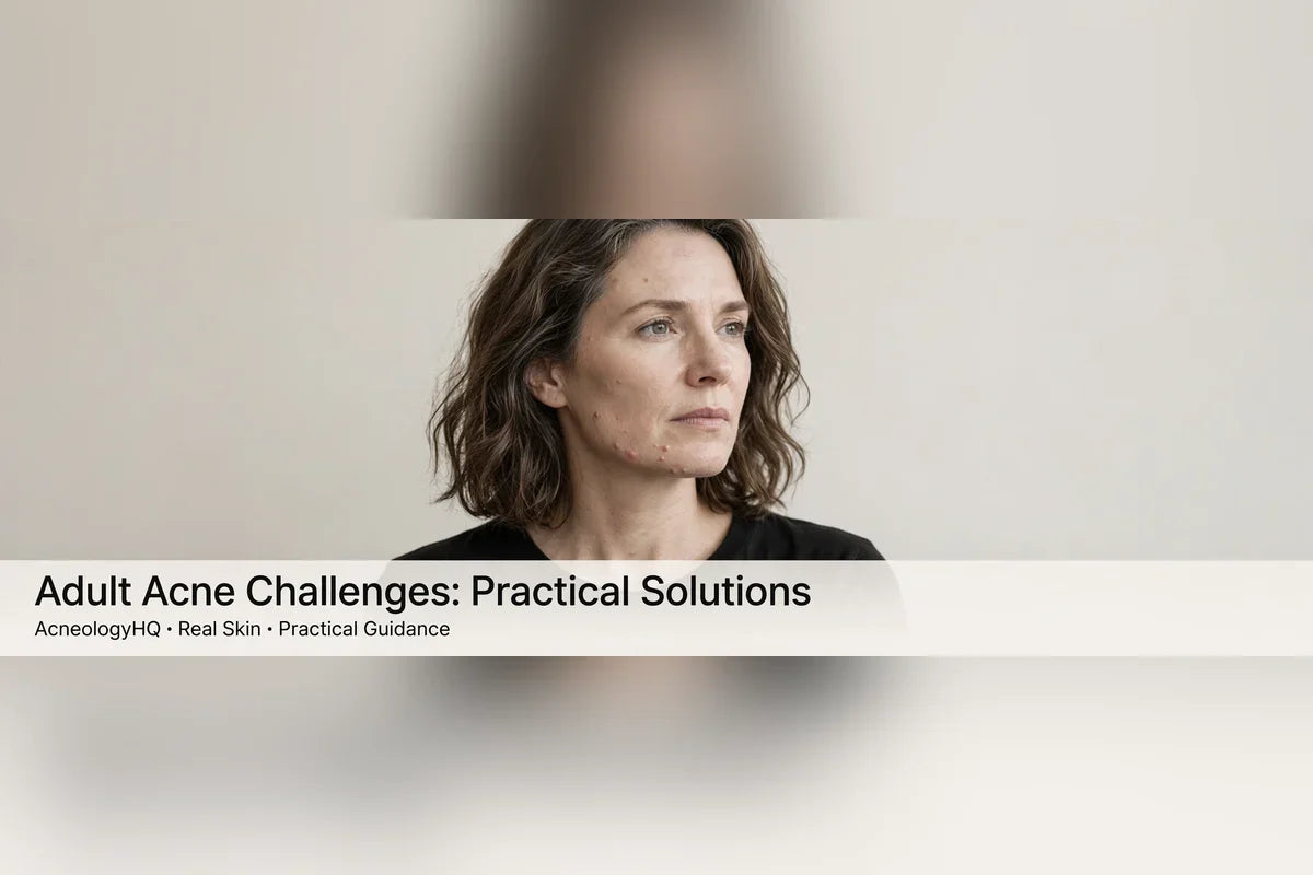 Adult Acne Challenges: Practical Solutions for Acne-Prone Skin