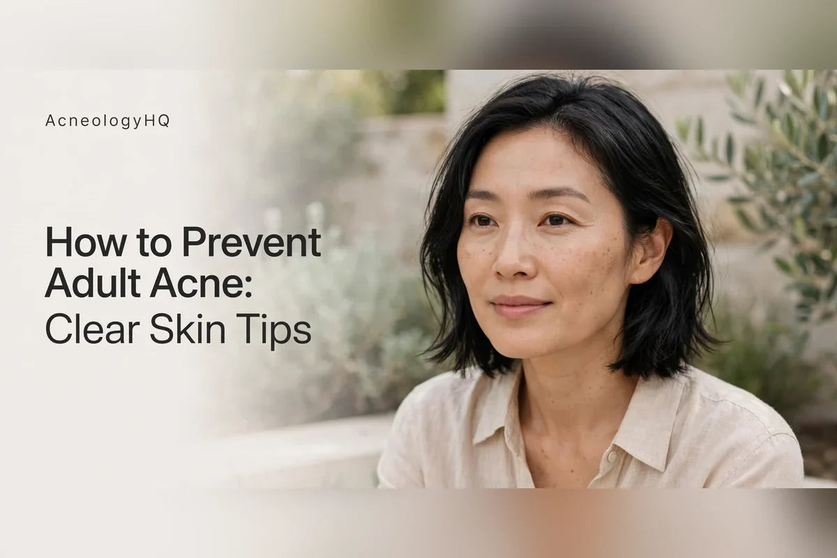 How to Prevent Adult Acne: Clear Skin Tips with Simple Acne Routines